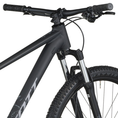 Vélo VTT 29p alu - SCOTT 2026 Contrail 30 Black Noir décor graffiti gris et argent: 100mm