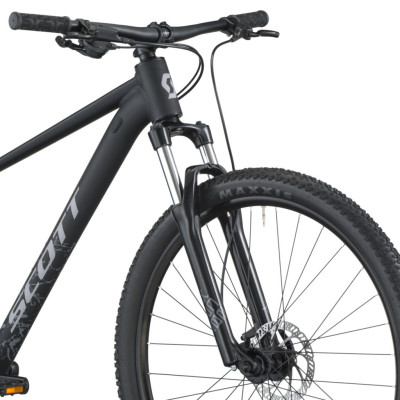 Vélo VTT 29p alu - SCOTT 2026 Contrail 30 Black Noir décor graffiti gris et argent: 100mm