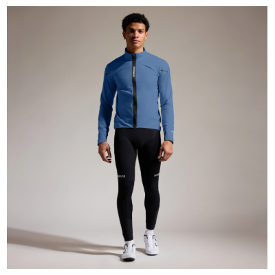 Veste imperméable - GORE Spinshift ePE GoreTex - bleu cargo décor noir