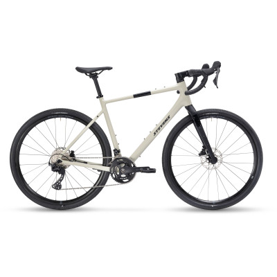 Vélo gravel 700 alu - STEVENS Gavere Com - Cloudy Beige ou Dusty Violet: 2x12v