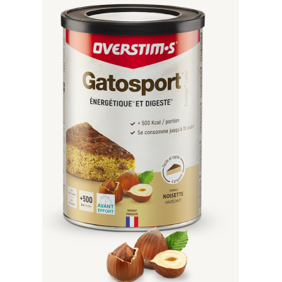 Aliment avant l'effort - OVERSTIM'S Gatosport - Noisette - Pot 400g.
