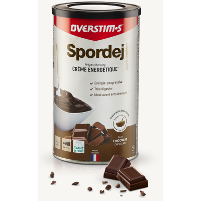 Aliment avant l'effort - OVERSTIM'S Spordej - Chocolat - Pot 700g.