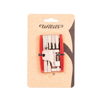 Outil WILIER multi-outil Mini Tool 16 alu rouge