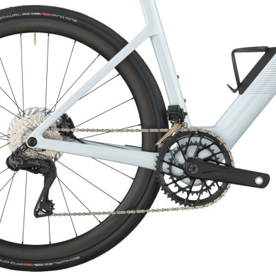 Vélo électrique course carbone - SCOTT 2026 Fastlane 10 Di2 290 - Blanc Cumulus