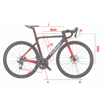 Vélo course 700 carbon - WILIER 2021 Cento 10 SL Rim - rouge brillant décor noir et blanc : 2x12v