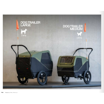 Remorque animaux XLC BS-C12 Dog 16 pour animaux petis et moyens