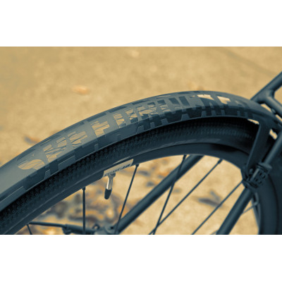 Garde-boues SKS gravel vtc SpeedRocker Pro XL 47 noir mat, enveloppant, ...