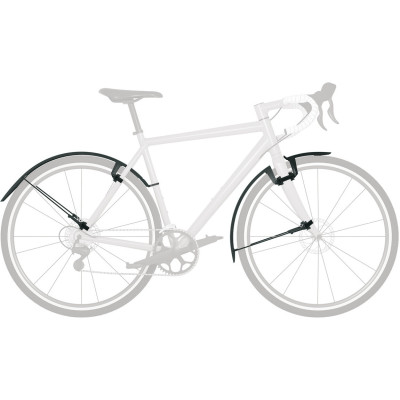 Garde-boues SKS gravel vtc SpeedRocker Pro XL 47 noir mat, enveloppant, ...