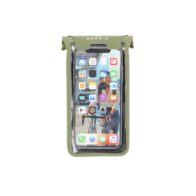  Etui téléphone HAPO-G support SmartPhone Etanche tactile kaki