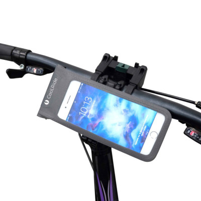 Etui téléphone HAPO-G support SmartPhone Etanche tactile gris