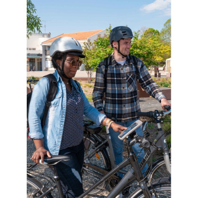 Etui téléphone HAPO-G support SmartPhone Etanche tactile gris