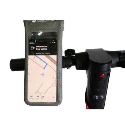 Etui téléphone HAPO-G support SmartPhone Etanche tactile gris