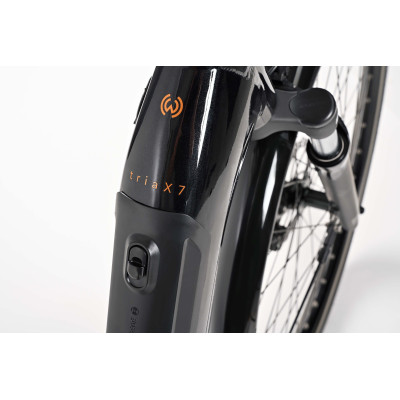 Vélo électrique vtc unisexe 28p alu - WINORA 2026 Tria X7 Low 500 - Mystic Black noir