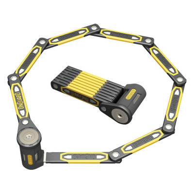 Antivol lame ONGUARD pliable 8114 K9 112.5 noir décor jaune
