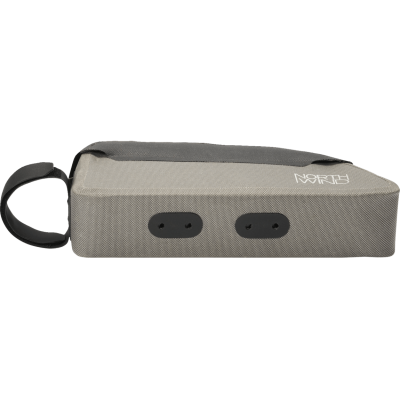 Sacoche avant Bike Packing NORTHWIND sur cadre Grinder TTB étanche gris/noir