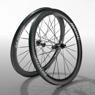 Roues à pneu 700 MAVIC route Comète 50 CL noire