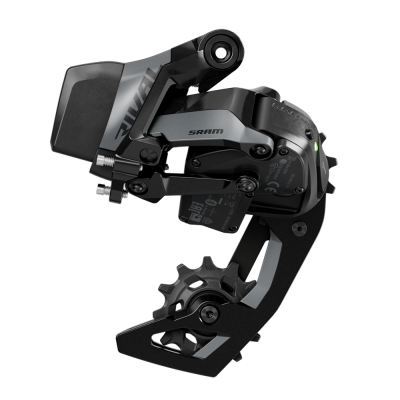 Dérailleur arrière SRAM route 12v Rival eTap AXS E1 électrique noir décor argent,