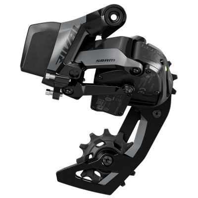 Dérailleur arrière SRAM route 12v Rival eTap AXS E1 électrique noir décor argent,
