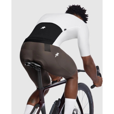 Maillot manches courtes - ASSOS Mille GT S11 Evo - blanc décor noir