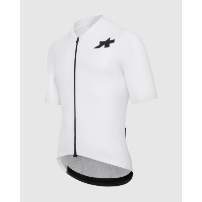 Maillot manches courtes - ASSOS Mille GT S11 Evo - blanc décor noir