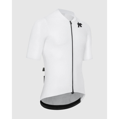 Maillot manches courtes - ASSOS Mille GT S11 Evo - blanc décor noir