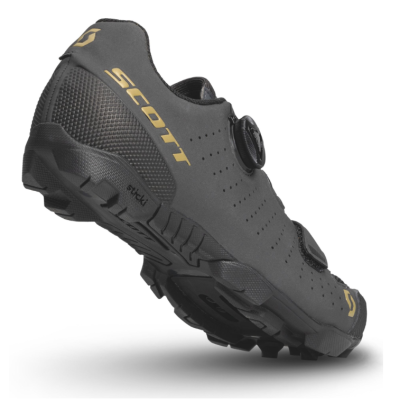 Chaussures vtt et gravel - SCOTT Mtb Comp Boa - gris décor or et noir