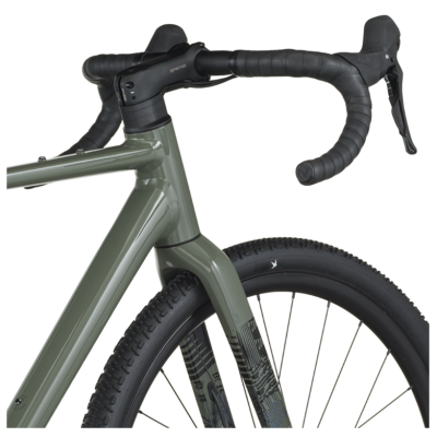 Vélo gravel 700 alu - SCOTT 2026 Speedster Gravel 20 Wenge Green - Vert Wenge décor  noir : 2x10v