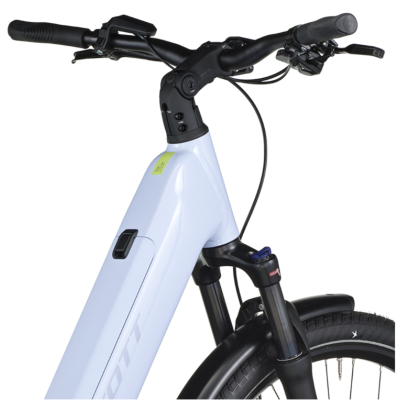 Vélo électrique urbain/vtc unisexe 28/29p alu - SCOTT 2026 Sub Sport 30 Wave USX 540 - Icy Blue