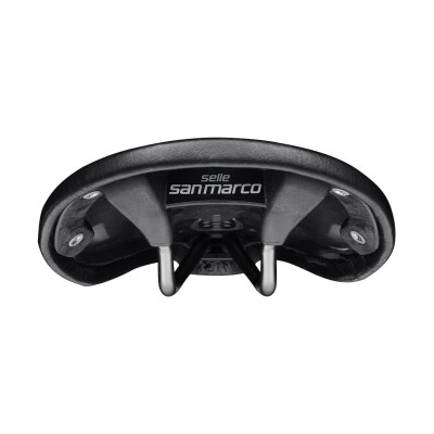 Selle SAN MARCO route Régal Evo MicroFeel 152 noir décor argent,