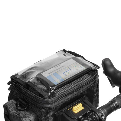 Sacoche TOPEAK de guidon Tourguide noire, fixation QuickClick F8, ...