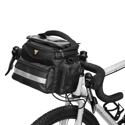 Sacoche TOPEAK de guidon Tourguide noire, fixation QuickClick F8, ...
