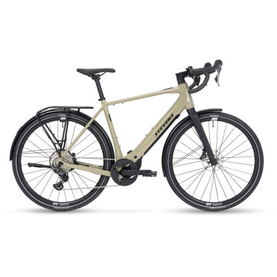 Vélo électrique gravel route 700/28p alu - STEVENS 2027 E-Gateway 7.4.1 FEQ 400 - Light Khaki