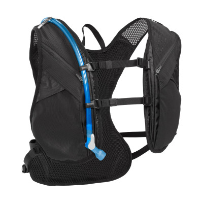Sac hydratation route gravel et vtt - CAMELBAK Women Chase Race 4 Vest - noir décor gris argent
