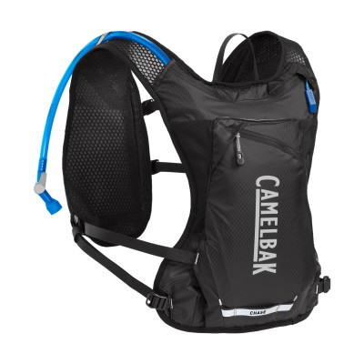 Sac hydratation route gravel et vtt - CAMELBAK Women Chase Race 4 Vest - noir décor gris argent