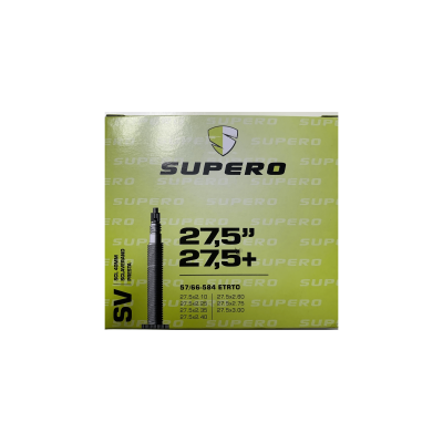 Chambre à air SUPERO vtt Standart SVL40 27.5 butyl noire