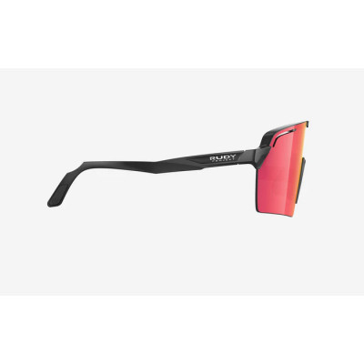 Lunettes route gravel vtt - RUDY PROJECT Spinshield Pro - noir décor rouge et violet