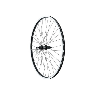 Roue à pneu arrière 28/29 CLASSIQUE vtc Ryde Sputnik moyeu Shimano FH-QC400 8/9/10v 10x135mm noire