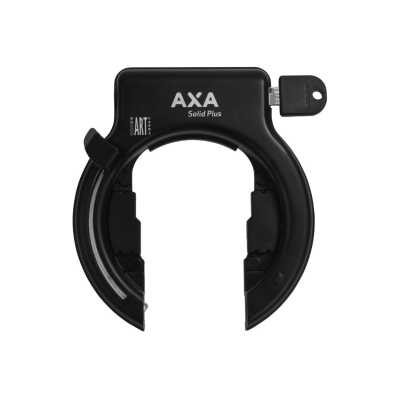 Antivol de cadre AXA arrière Solid Plus 65 noir, anse métal 8.5mm, extra-large