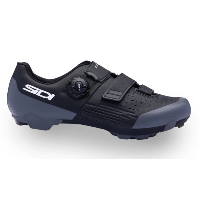 Chaussures gravel et vtt - SIDI Silvis XC - noir mat décor gris