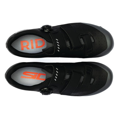 Chaussures gravel et vtt - SIDI Silvis XC - noir mat décor gris