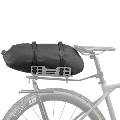Sacoche étanche TOPEAK polyethylène TPU arrière U-Shell DryBag 10L Zi Rak noir