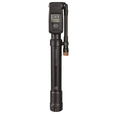 Pompe pneu + amortisseur TOPEAK alu pliante Mountain Digital 2 Stage noire