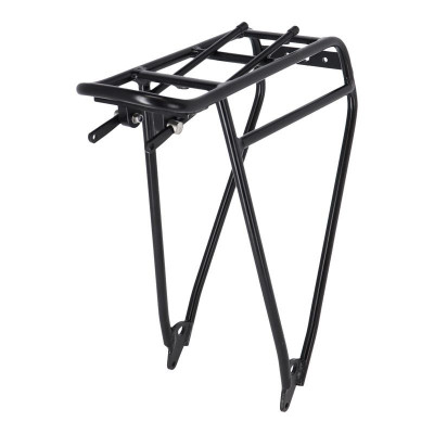 Porte-bagage XLC alu arrière RP-R18 700/28/29 noir, plateforme 120x270 mm,