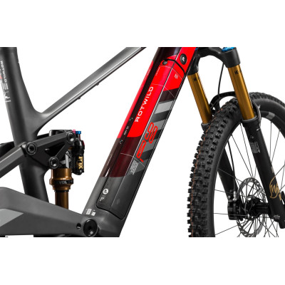 Vélo VTT électrique 29/27.5 carbone ROTWILD 2027 Enduro R.EX900 FS Ultra 864 - Anthracite décor noir et rouge: 160/150