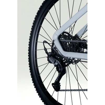 Vélo VTT 29p alu - LAPIERRE 2027 Prorace 2.9 - Circular Grey gris mat décor noir : 100mm