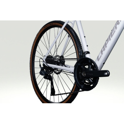 Vélo gravel 700 alu - LAPIERRE 2027 CrossHill AL 2.0 - Pumice Beige
