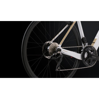 Vélo à assistance électrique course carbon - WILIER 2027 Garda Hybrid 105 DI2 250 - Y27 Blanc décor argent: 2x12v