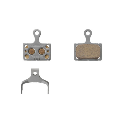 Plaquettes de frein SHIMANO support acier K04S sans ventilation