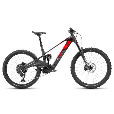 Vélo VTT électrique 29/27.5 carbone ROTWILD 2027 Enduro R.EX900 FS Core 864 - Anthracite décor noir et rouge: 160/150