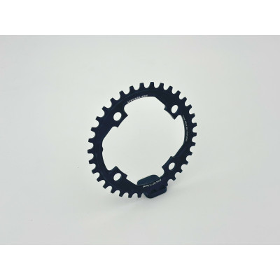 Plateau 104 STRONGLIGHT alu 11/12v Monovitesse X-Sinc noir